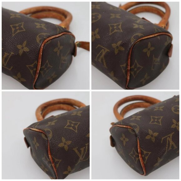 LOUIS VUITTON Monogram Mini Speedy Hand Bag M41534 LV Auth 130926 - Picture 16 of 16